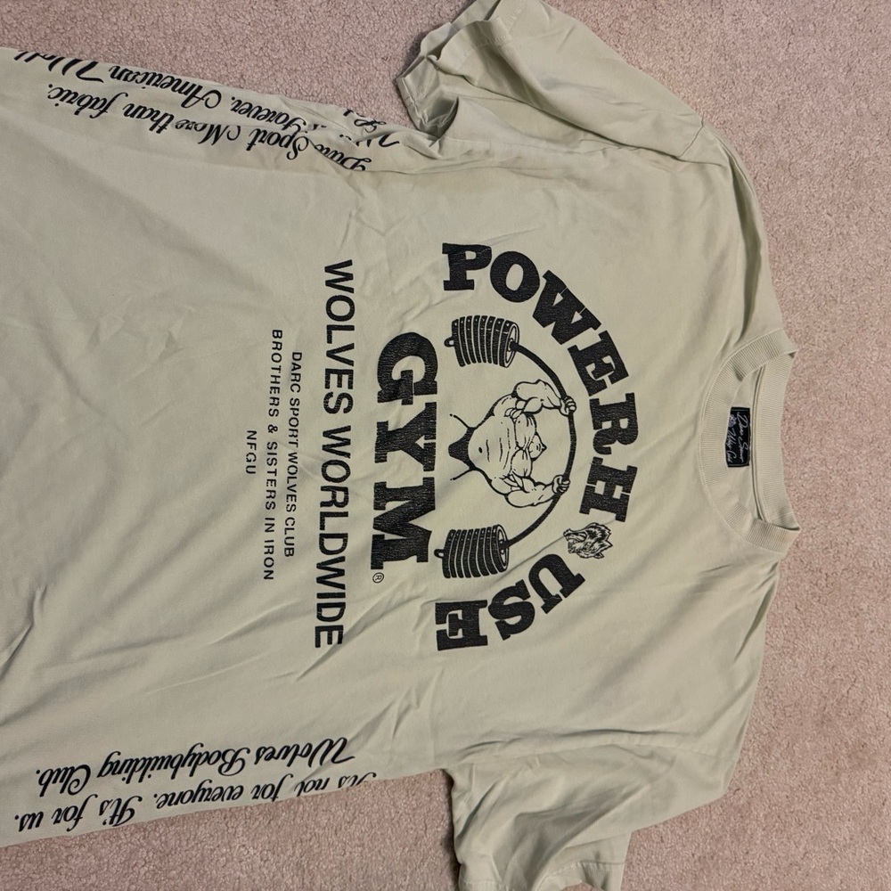 Darc Sport Cream Powerhouse Gym Tee